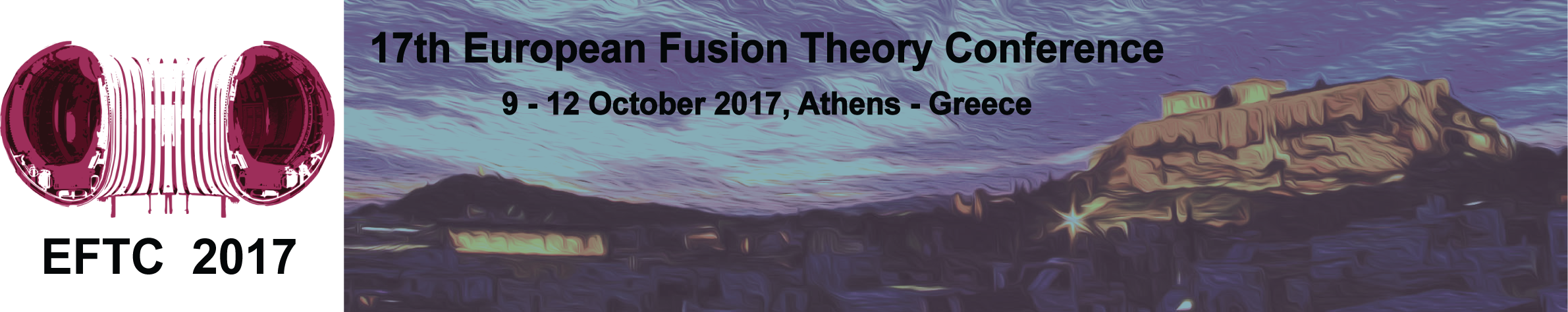 17th European Fusion Theory Conference – EFTC 2017, Αθήνα 9-12 Οκτωβρίου 2017
