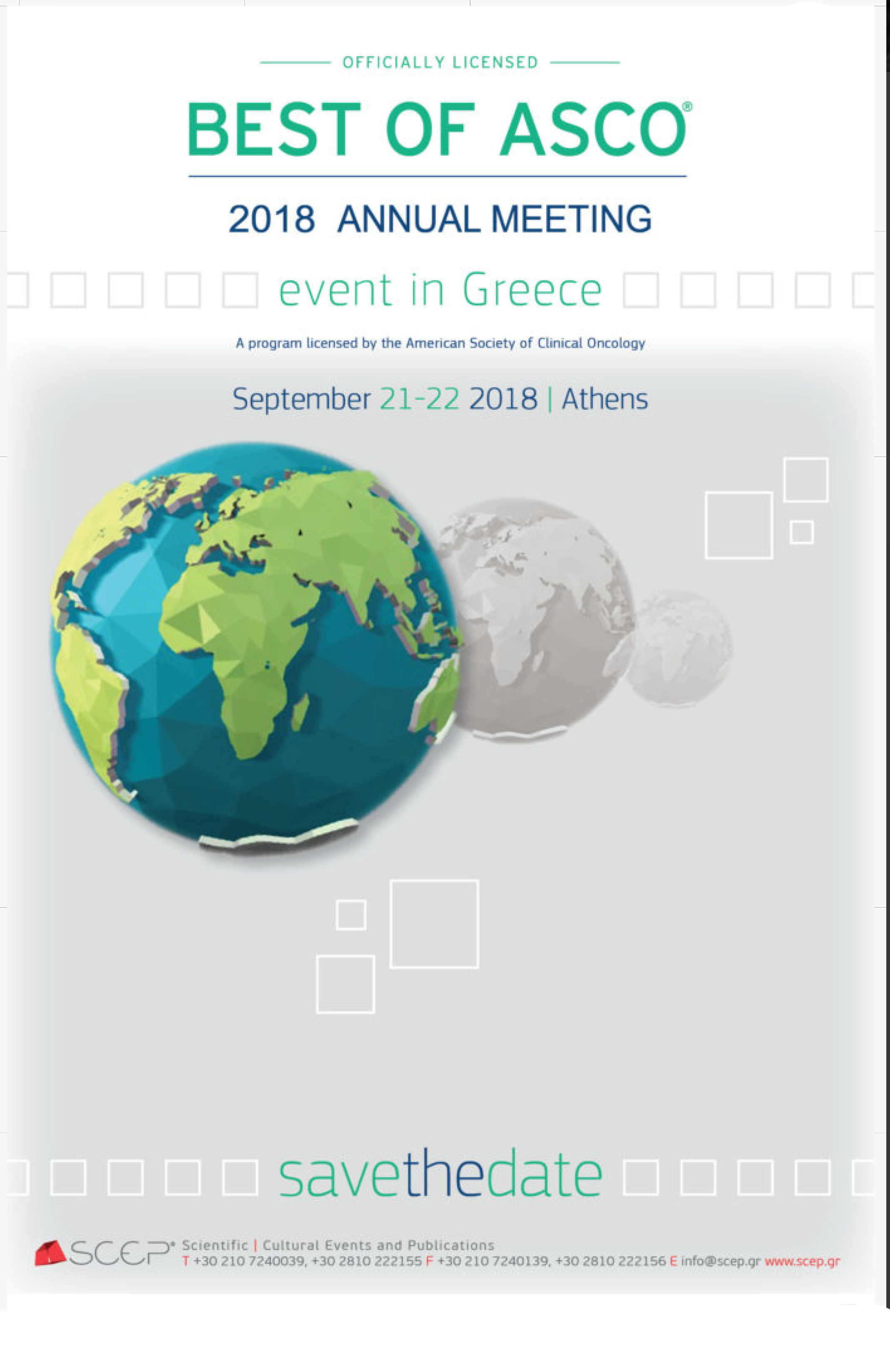 Best of Asco – Event in Greece 2018, Αθήνα, 21-22 Σεπτεμβρίου 2018