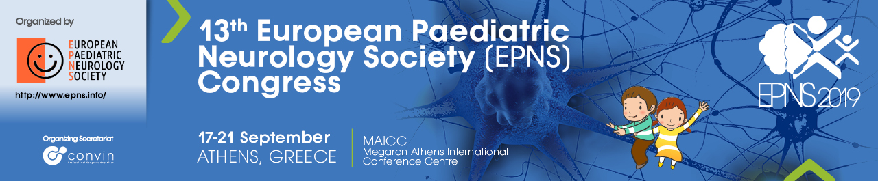 13th European Paediatric Neurology Society (EPNS) Congress 2019, Αθήνα 17 – 21 Σεπτεμβρίου 2019