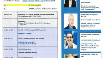 ΔΙΑΔΙΚΤΥΑΚΗ ΕΠΙΣΤΗΜΟΝΙΚΗ ΕΚΔΗΛΩΣΗ – NASCE – UEMS, 12/11/2021