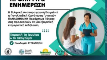 Ημερίδα με θέμα: «Αναπαραγωγική Υγεία και Γονιμότητα: Πρόληψη και Ενημέρωση» Πάτρα 1/6/2025